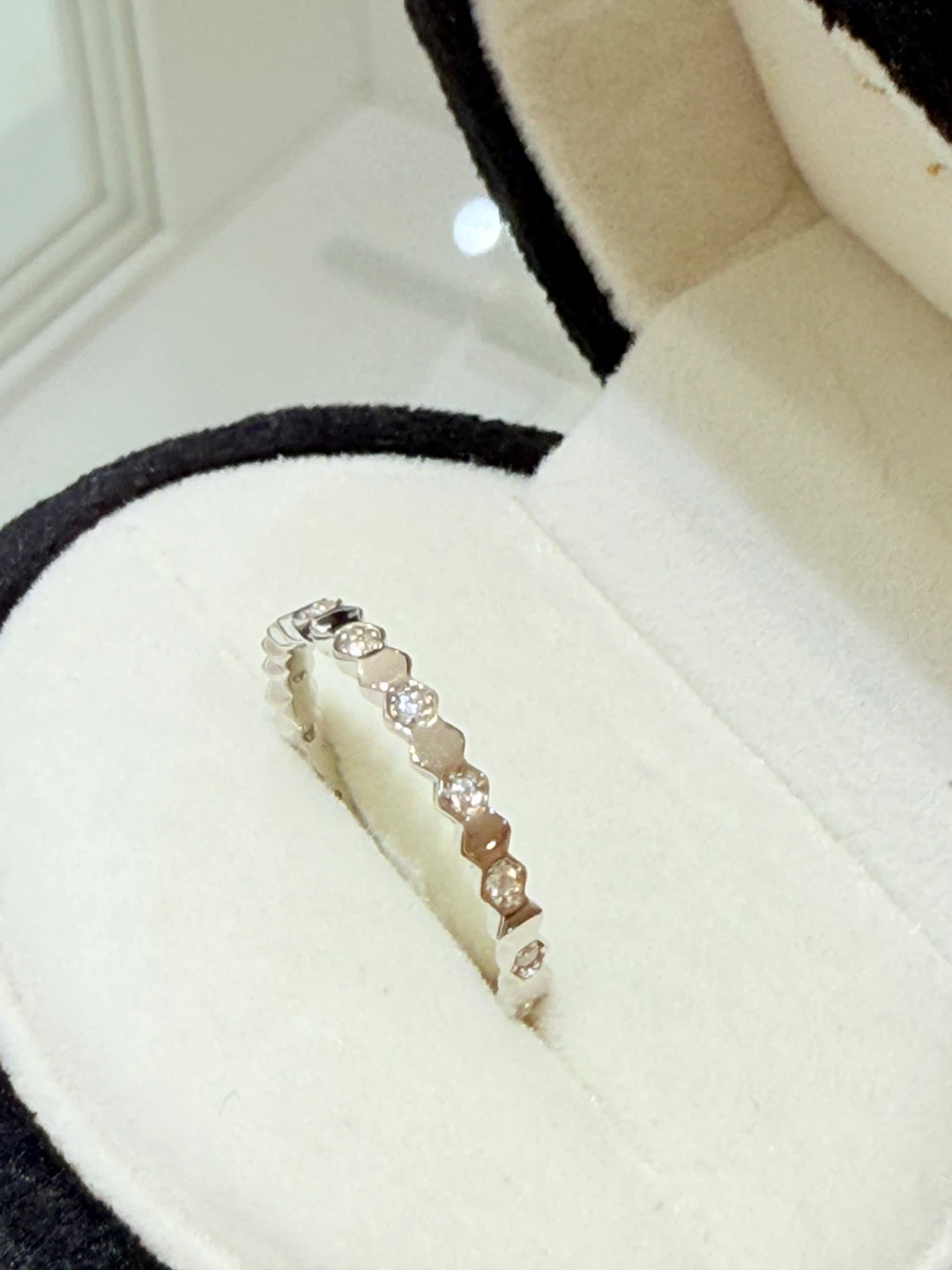 0.5 carats 925 sterling silver moissanite ring - photo 3