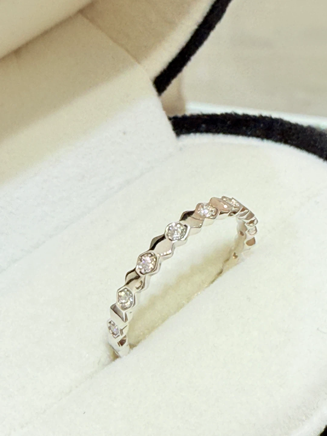 0.5 carats 925 sterling silver moissanite ring - photo 2