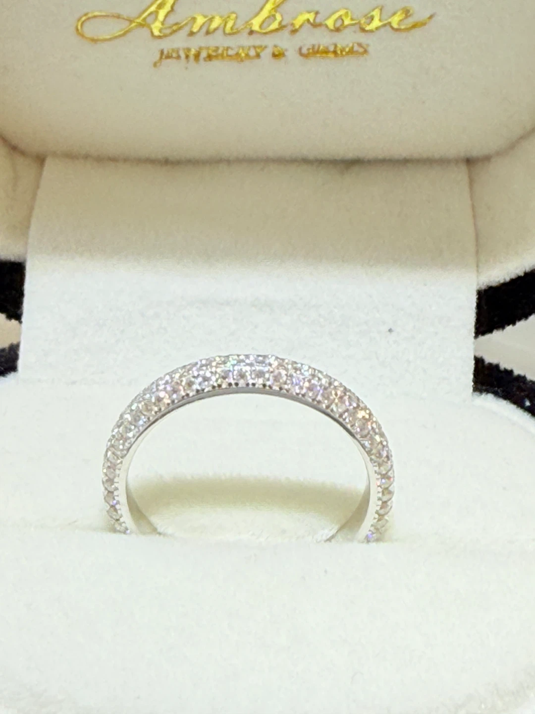 1.2 carats 925 sterling silver full moissanite ring