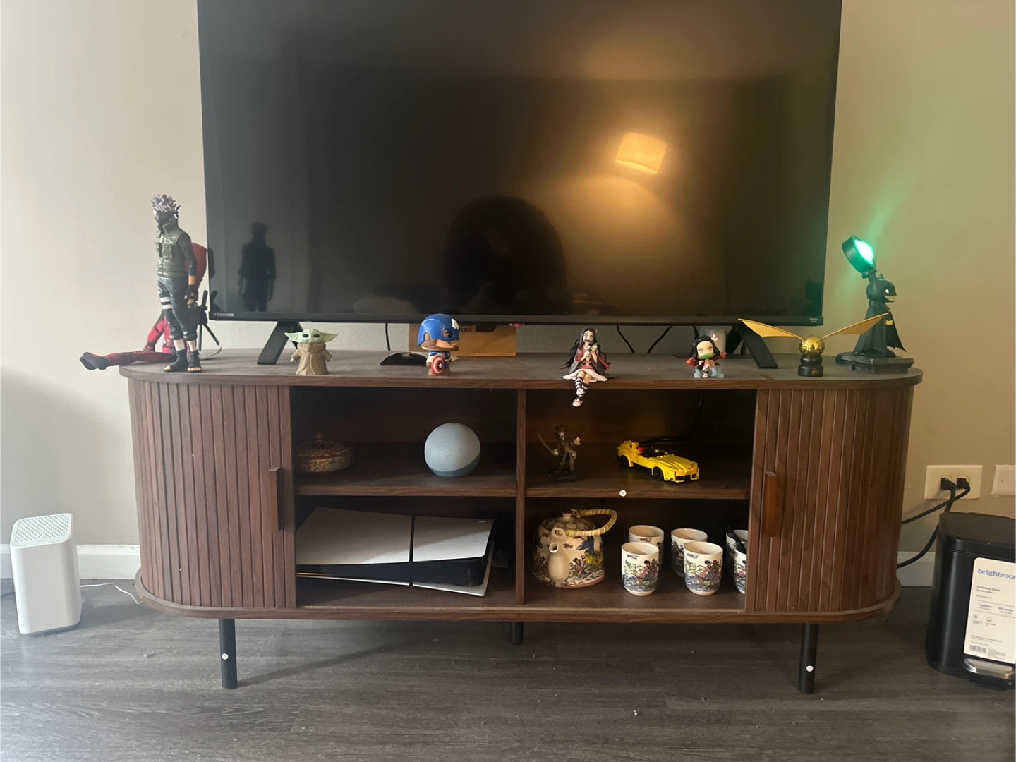 Brown Wood TV Stand - photo 2