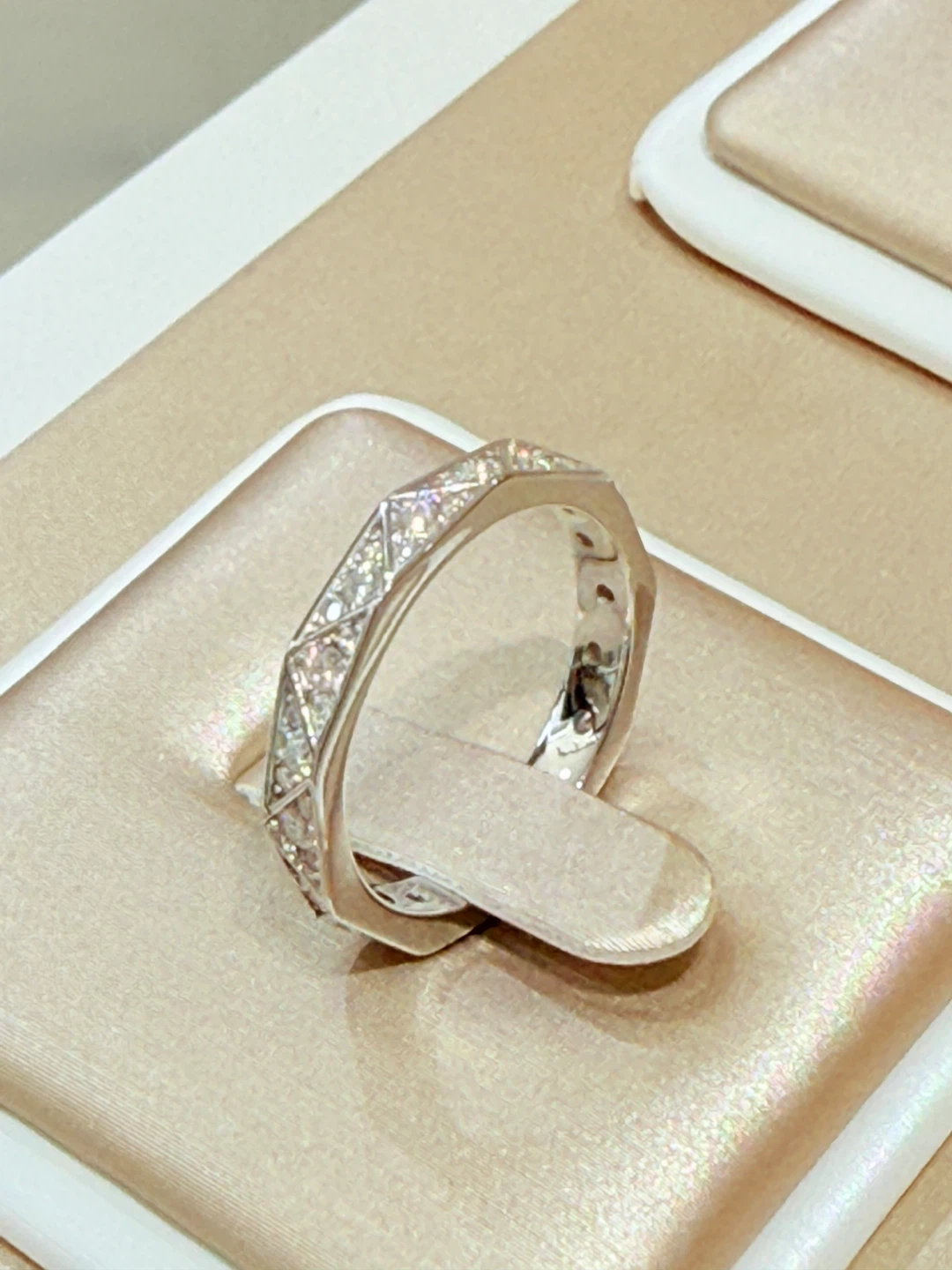 1 carat 925 sterling silver moissanite ring - photo 5