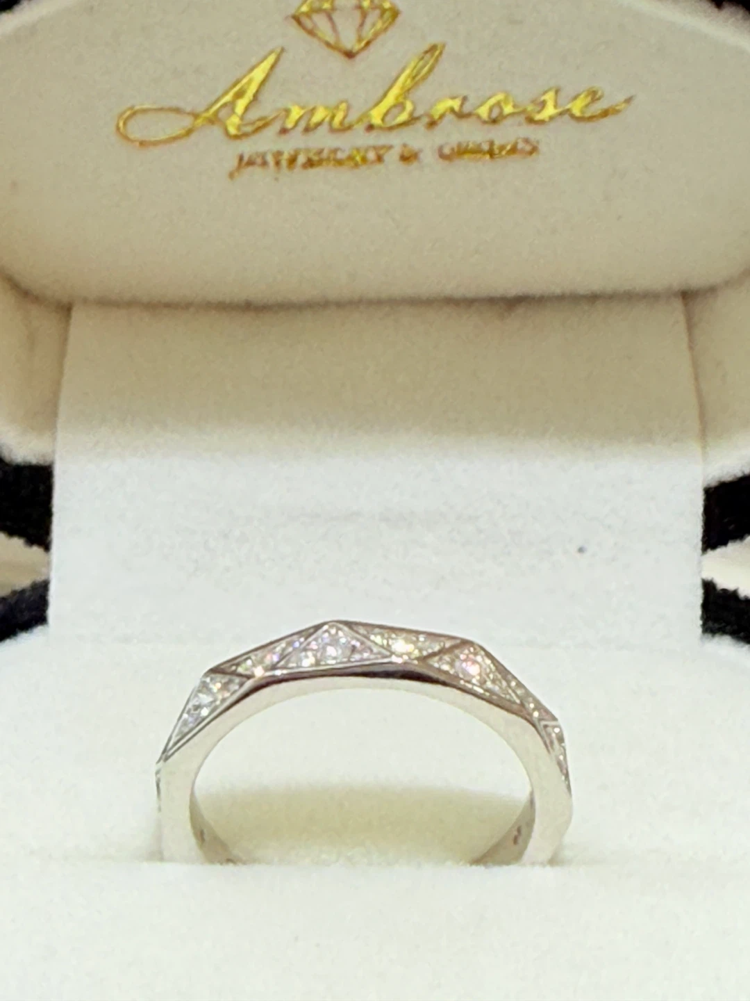 1 carat 925 sterling silver moissanite ring