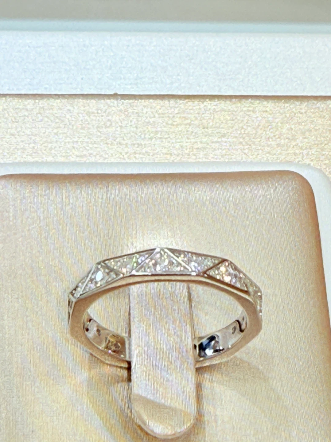 1 carat 925 sterling silver moissanite ring - photo 4