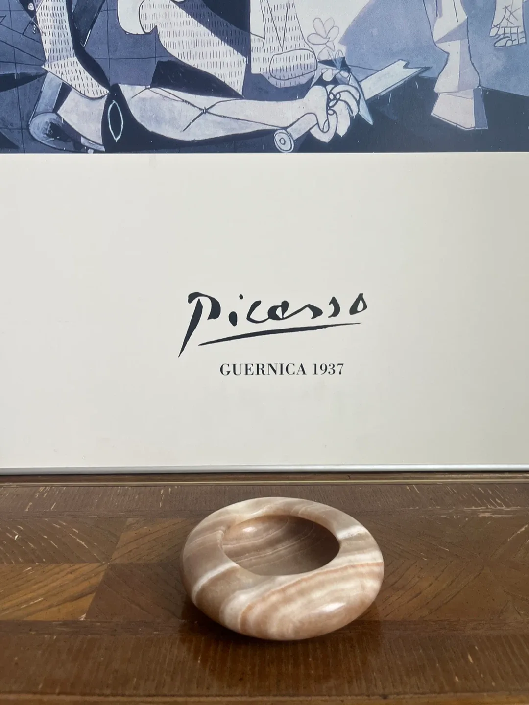 Onyx Ashtray in Carmel Swirls / Final Price! image indicator(2)