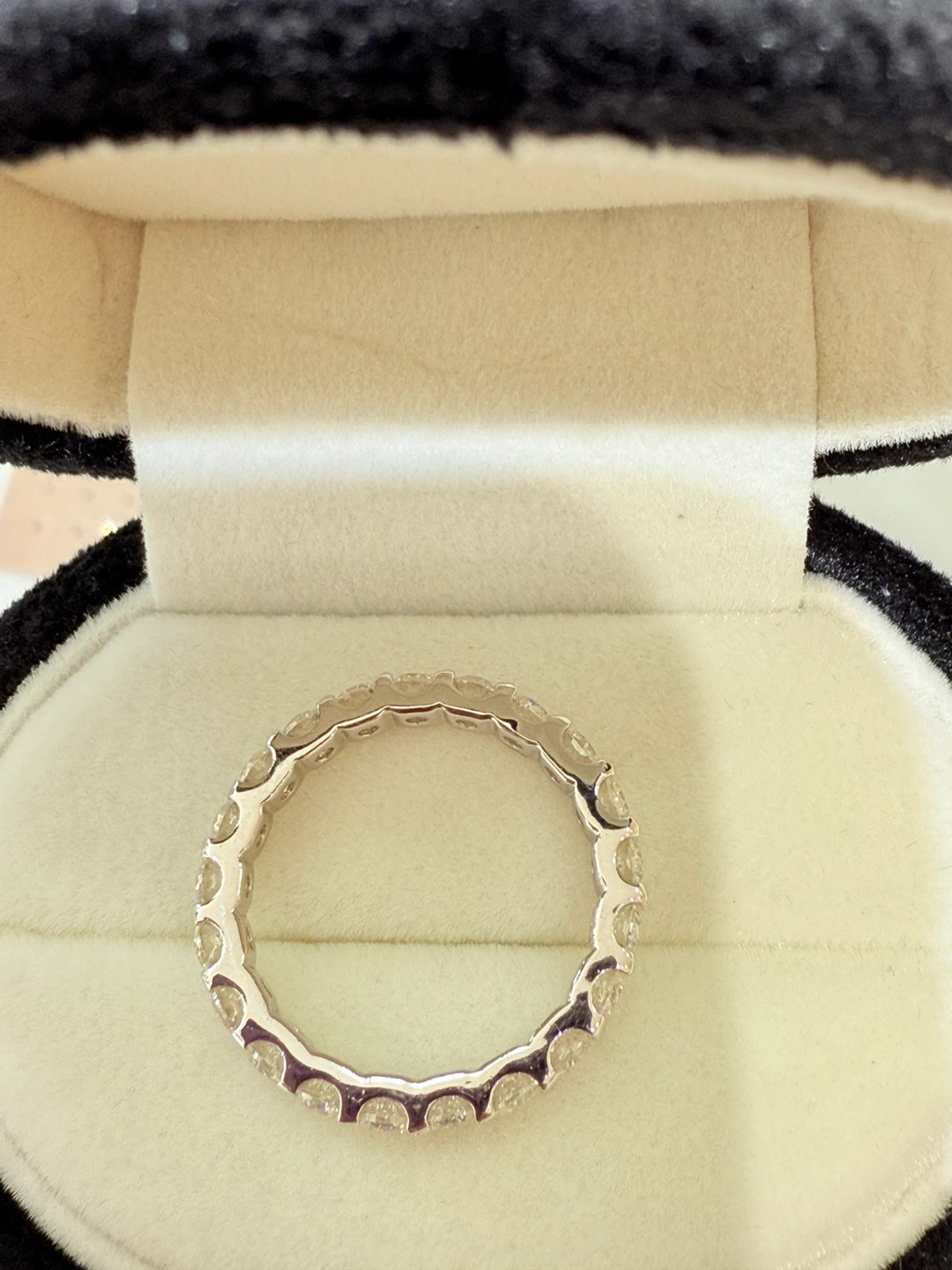 2.2 carats 925 sterling silver moissanite ring - photo 4