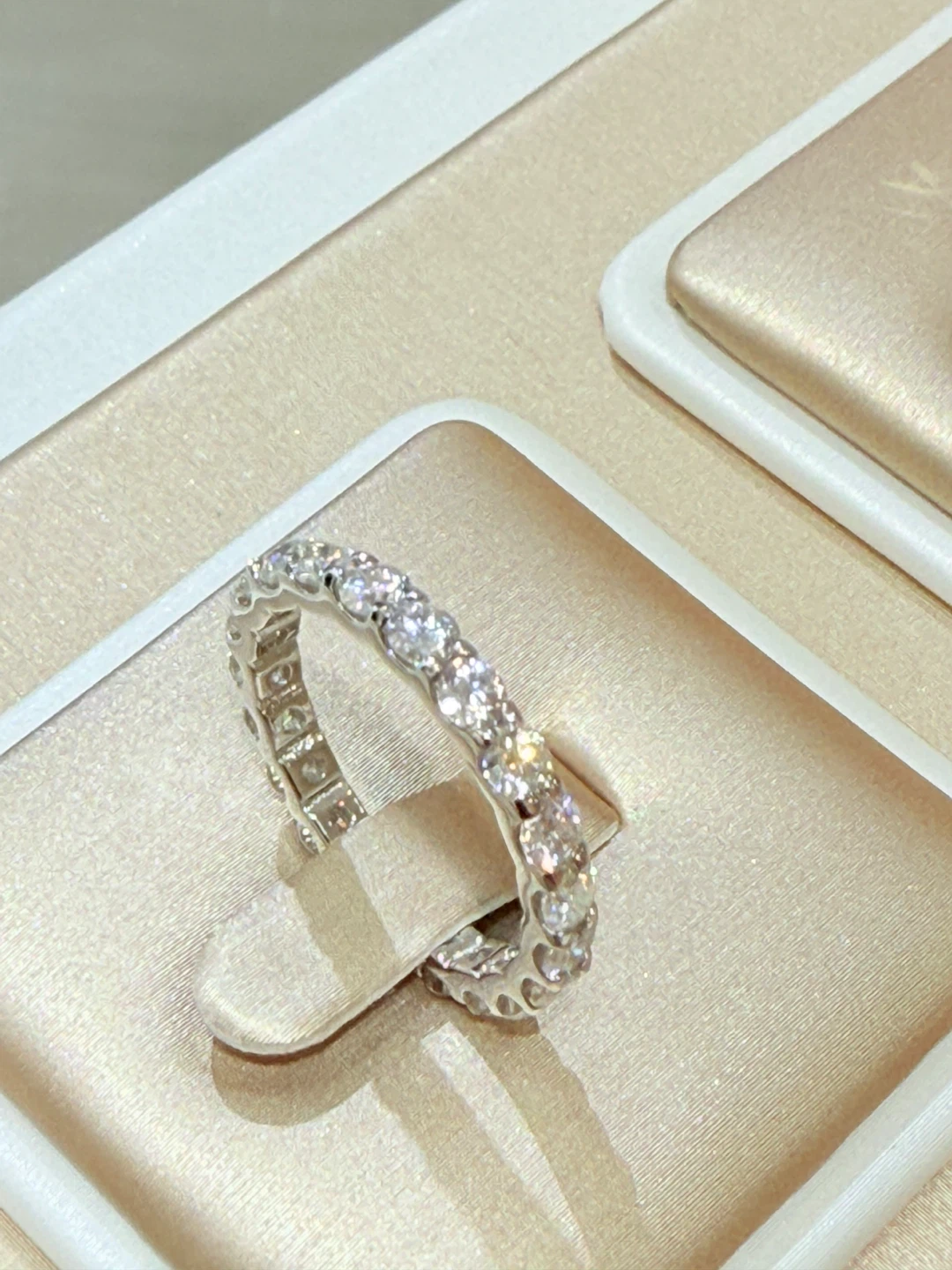2.2 carats 925 sterling silver moissanite ring - photo 2