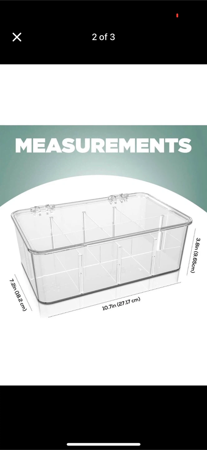 Clear Acrylic Tea Bag Organizer - photo 2