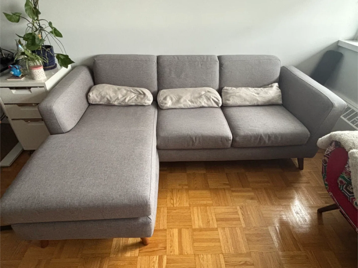 Gray L shape sofa image indicator(3)