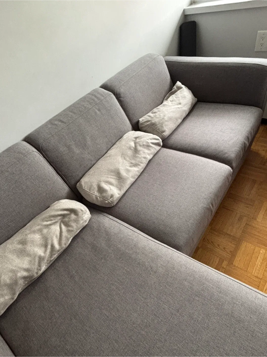Gray L shape sofa image indicator(2)