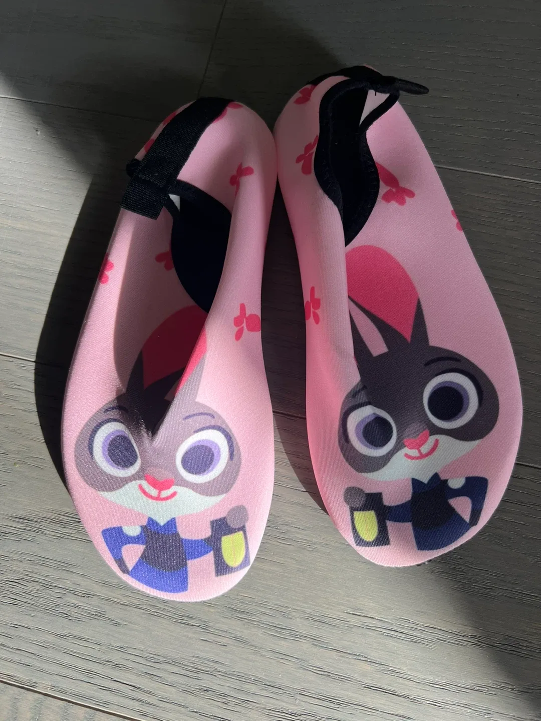 Pink Zootopia Judy Hopps Water Shoes - Size 5/6 thumbnail
