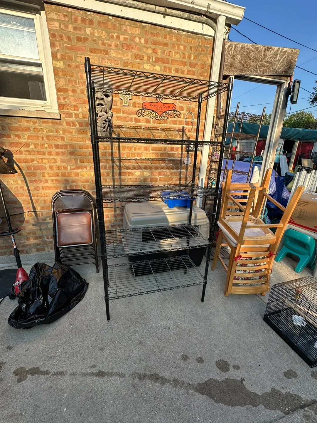 Black Wire Shelf - 36"W x 18"D x 72"H thumbnail