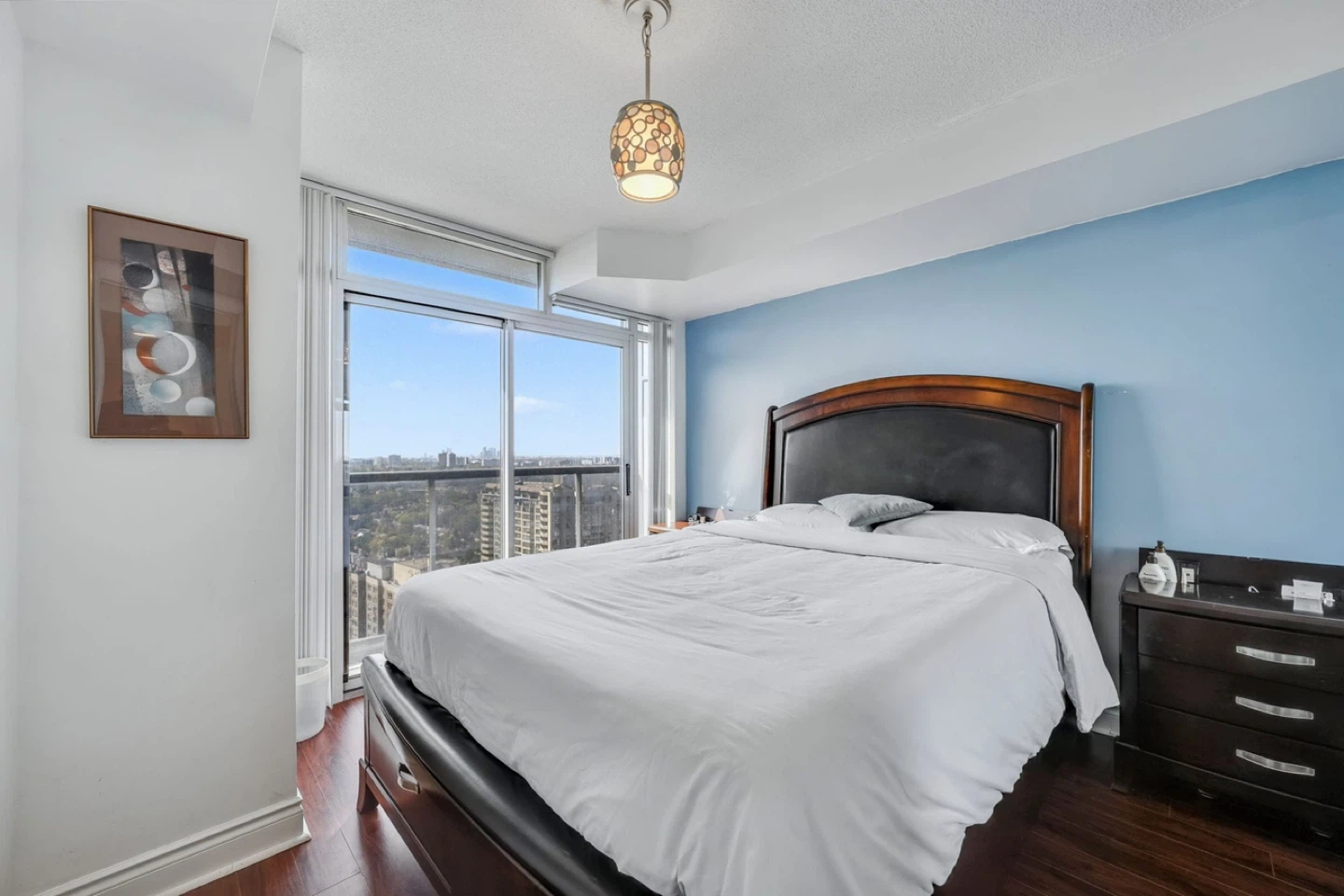 Bedroom Set - Bed Frame and 2 Nightstands