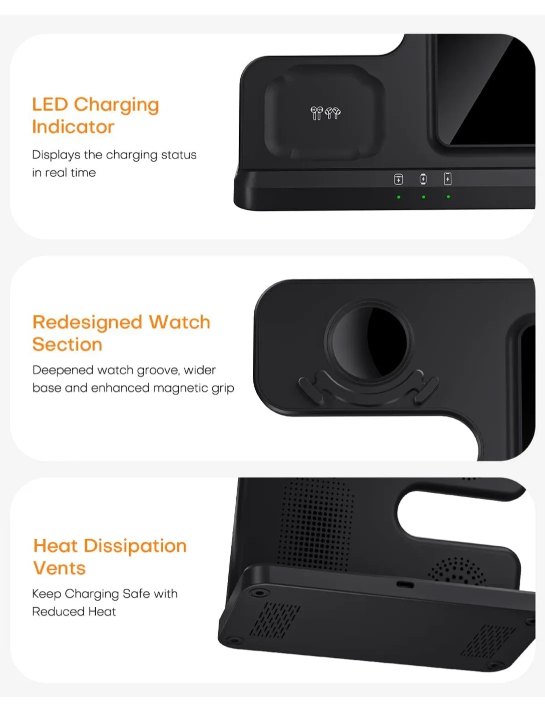 LKZ Upgraded in 2025 Wireless Charger for Samsung Devices - New image indicator(4)