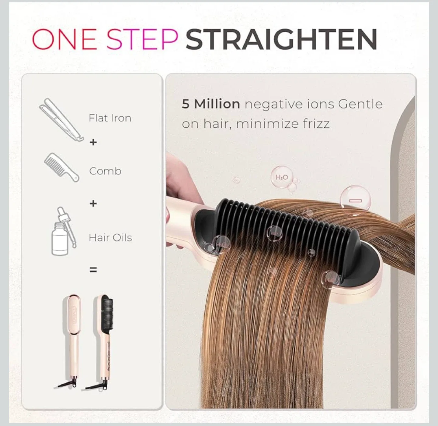 TYMO Ring Hair Straightening Comb image indicator(6)