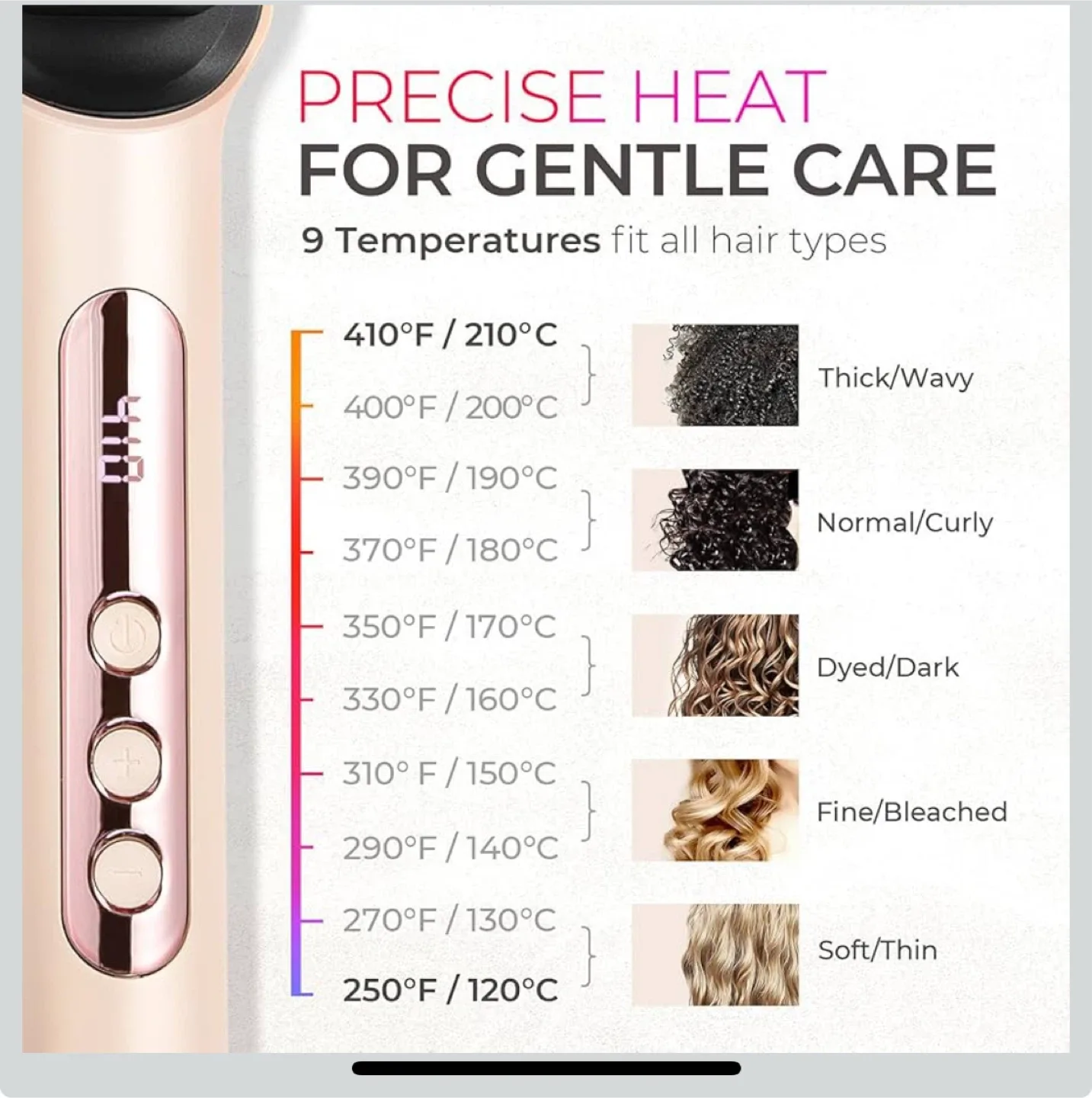 TYMO Ring Hair Straightening Comb image indicator(3)