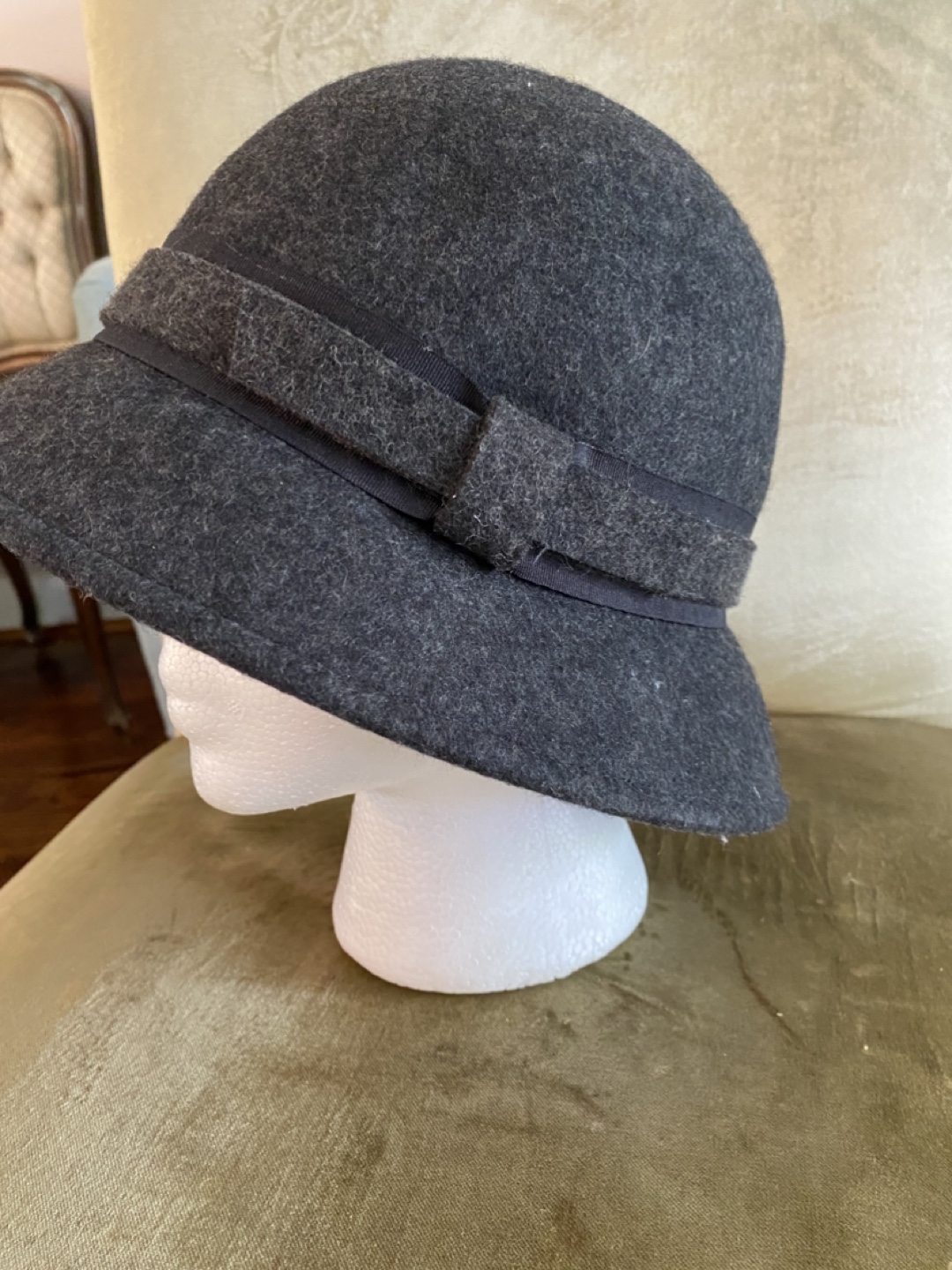 Lot of Felt and straw Hats - photo 5