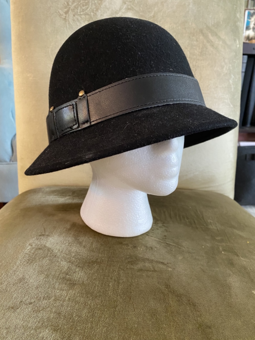 Lot of Felt and straw Hats - photo 2