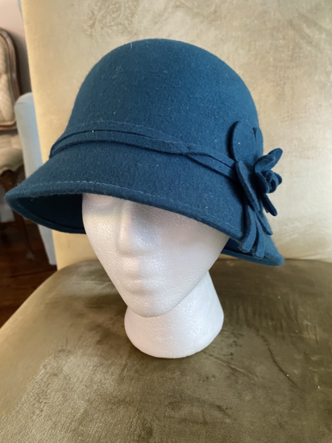 Lot of Felt and straw Hats - photo 4