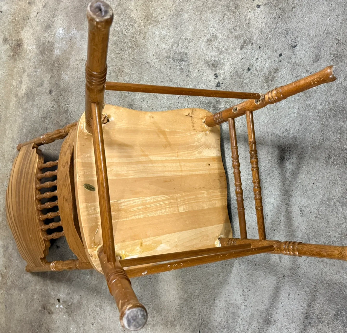 Vintage Wooden Dining Chairs (Set of 3) image indicator(5)