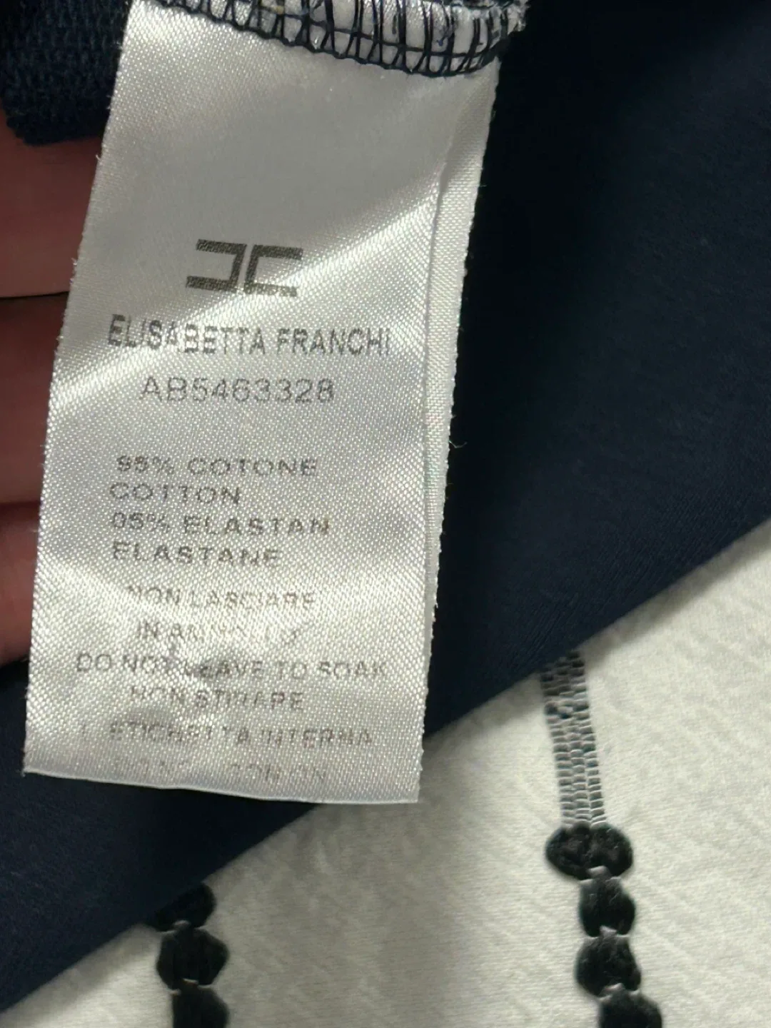 Elisabetta Franchi Italian Underground Luxury Top - Size 42 image indicator(5)