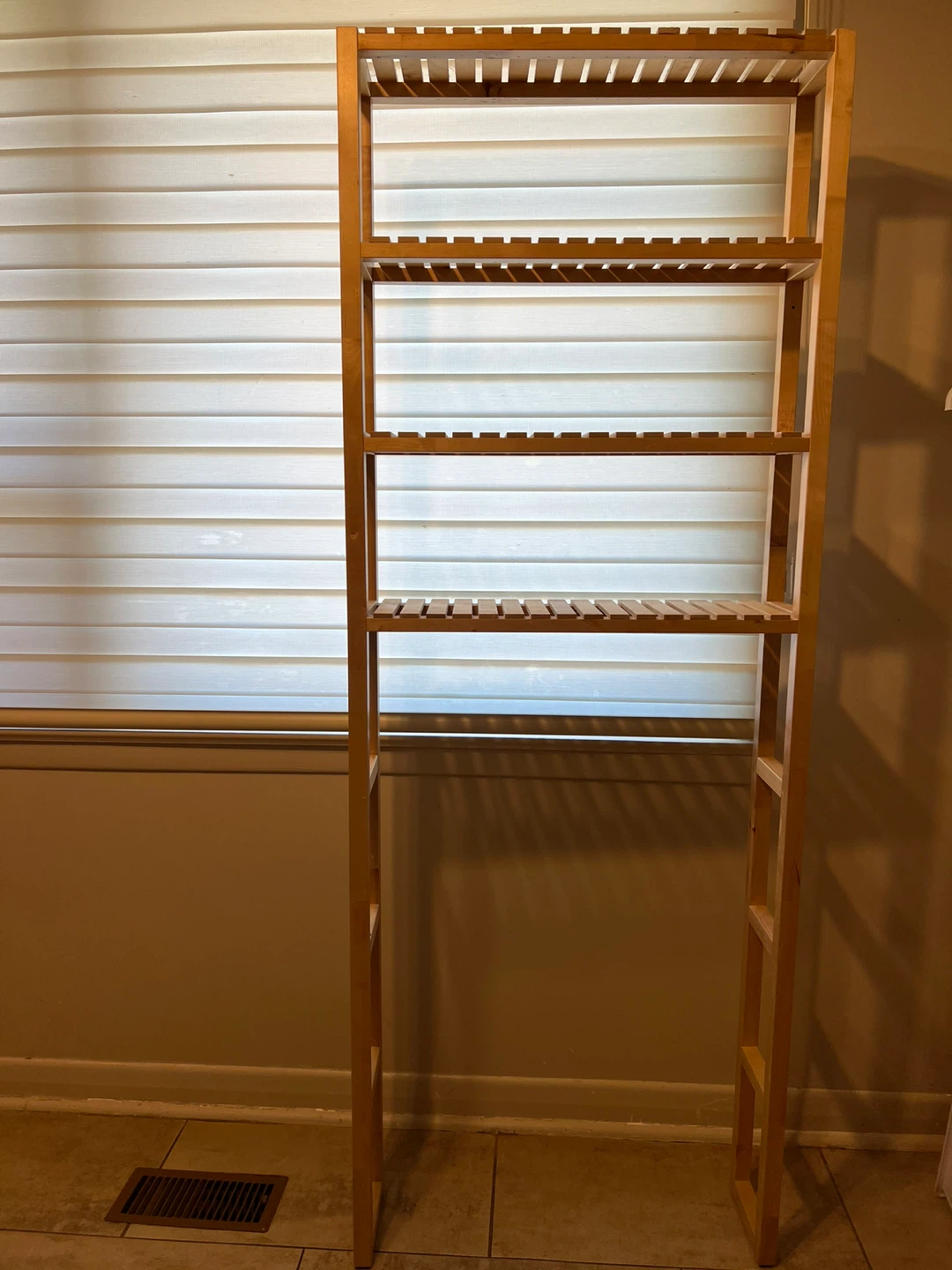 Ikea Wooden Bathroom Shelf