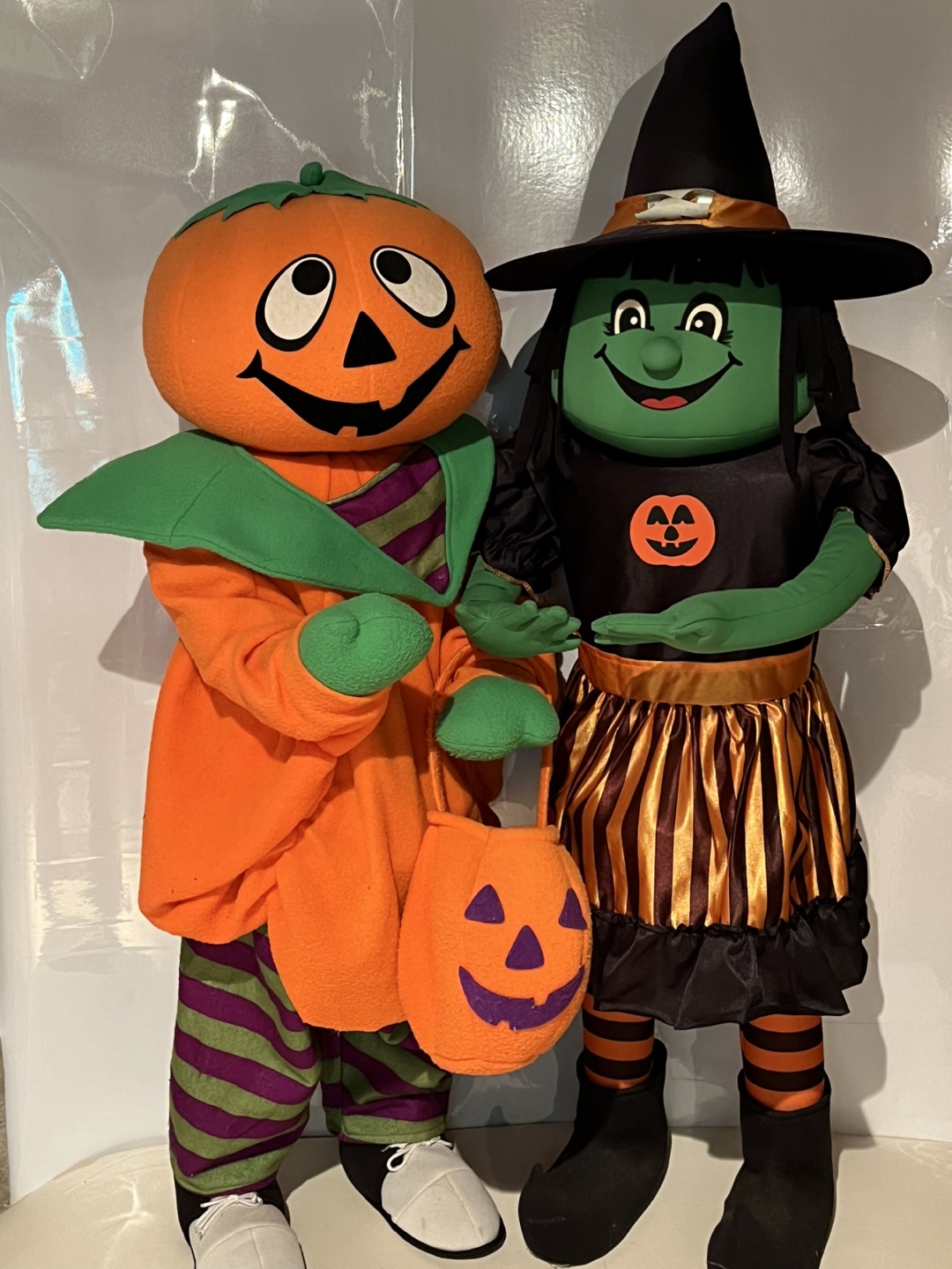 Halloween Pumpkin & Witch Costume Set