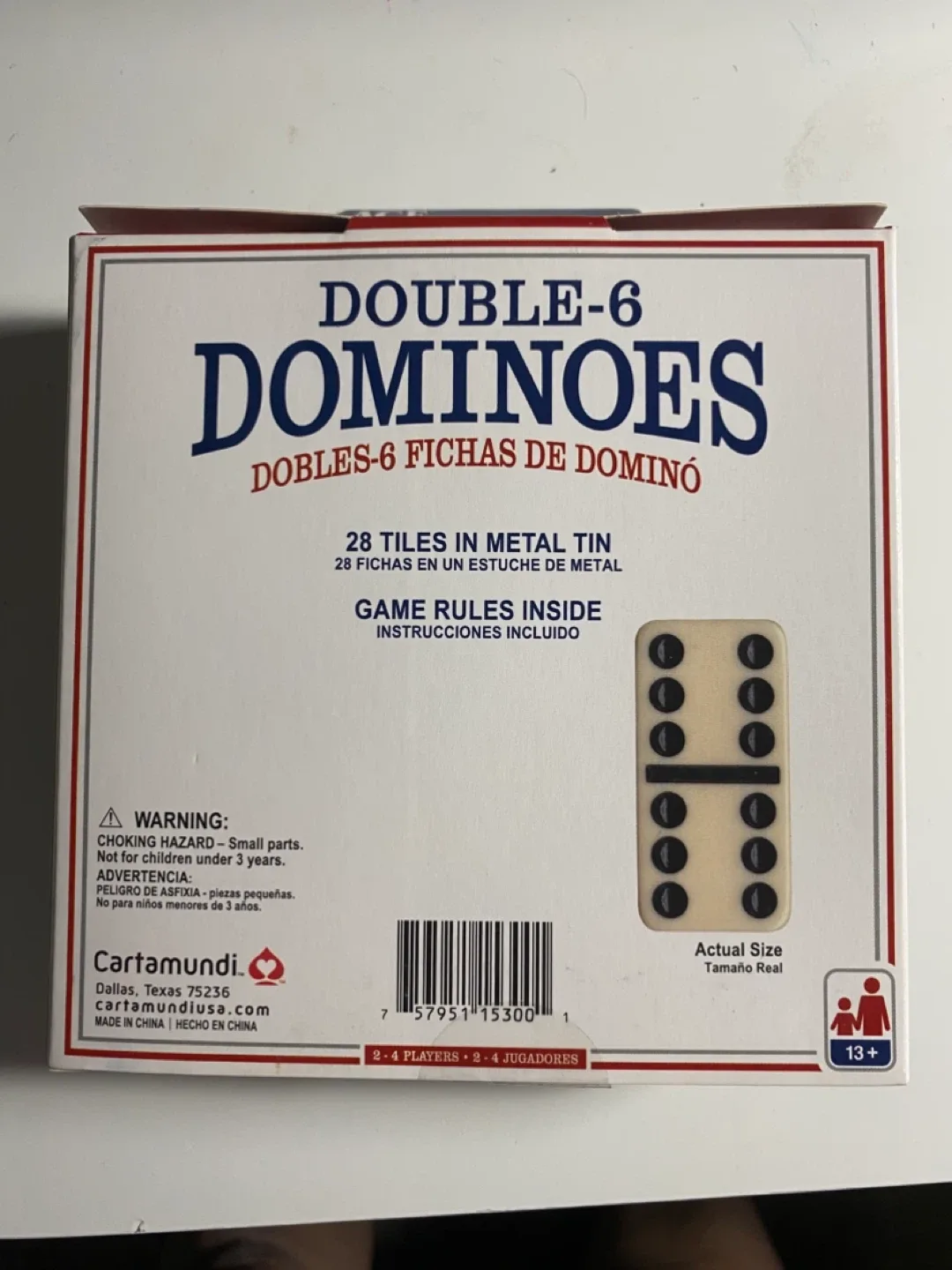 New ACE Authentic Double-6 Dominoes Set - New in Box! image indicator(2)
