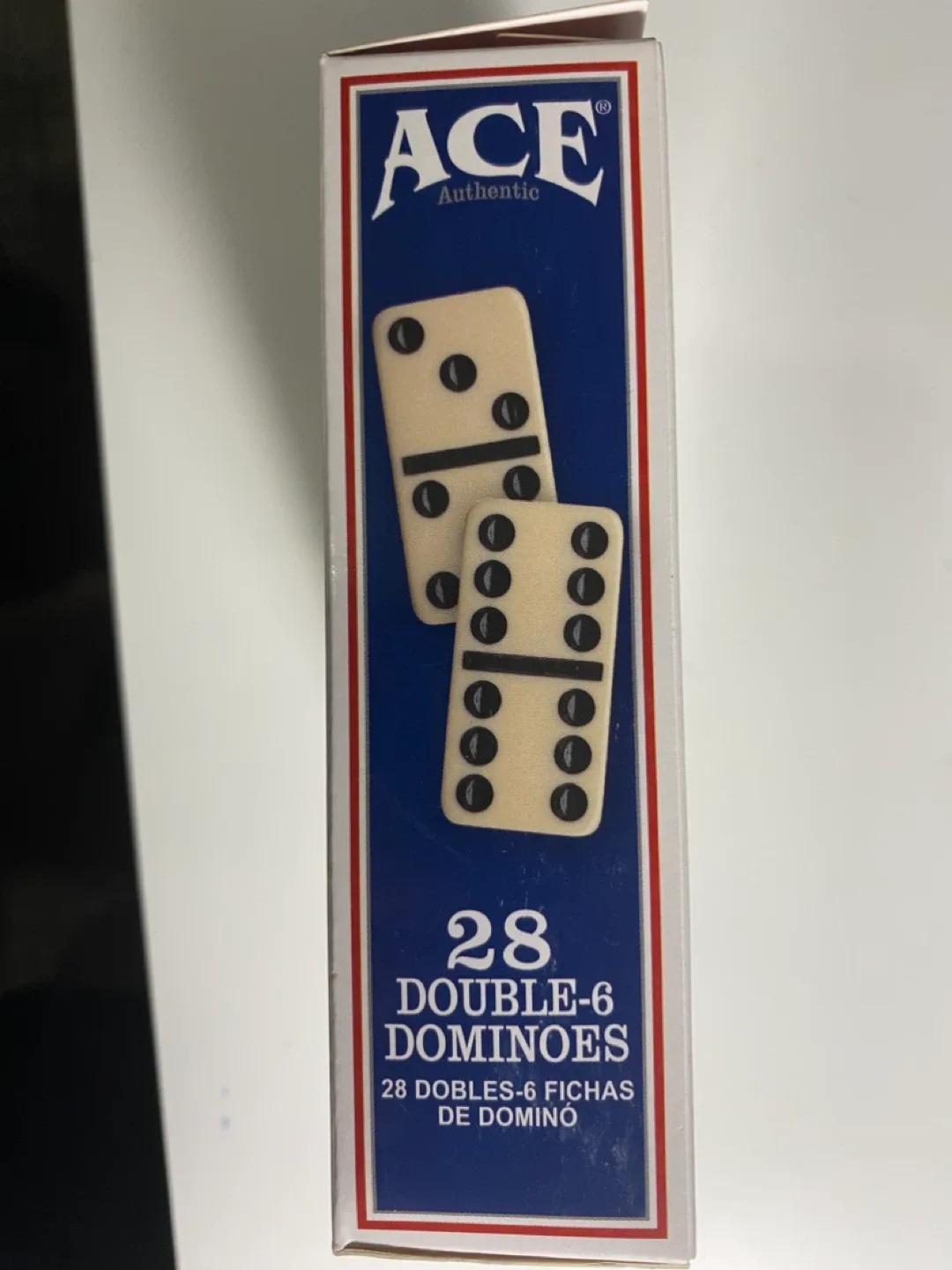 New ACE Authentic Double-6 Dominoes Set - New in Box! image indicator(3)