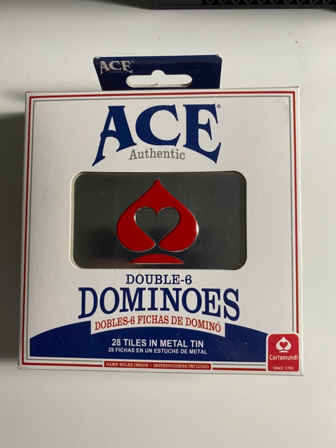 New ACE Authentic Double-6 Dominoes Set - New in Box! thumbnail