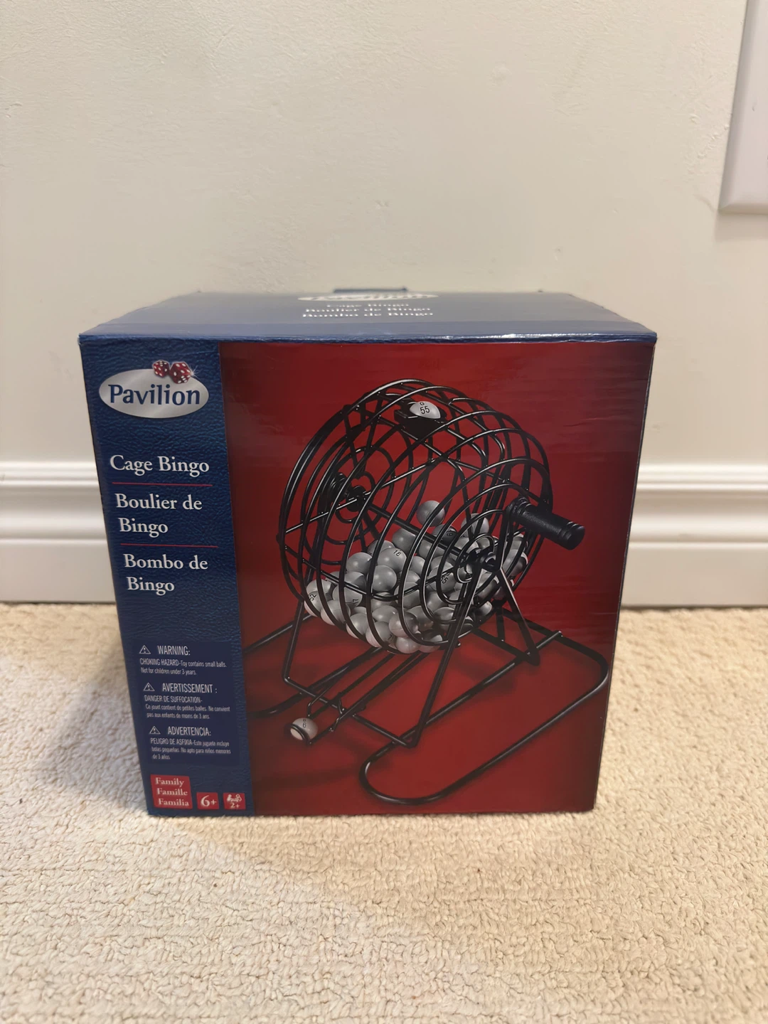 Pavilion Cage Bingo Game - Family Fun!