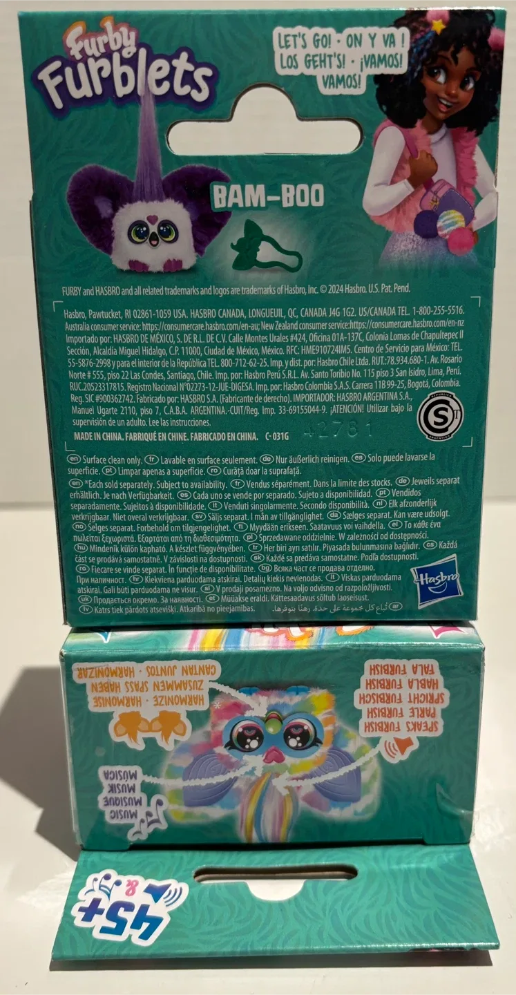 3 New Furby Furblets - Chee-Chee, Bam-Boo, Zee-Bah image indicator(3)