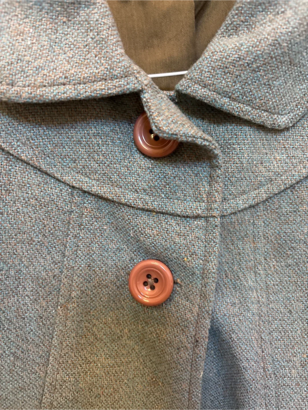 LUX Girls' Green Wool Blend Jacket image indicator(2)