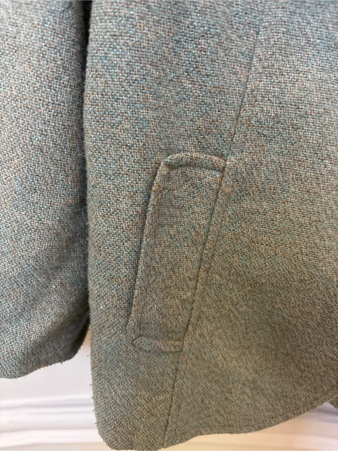 LUX Girls' Green Wool Blend Jacket image indicator(3)