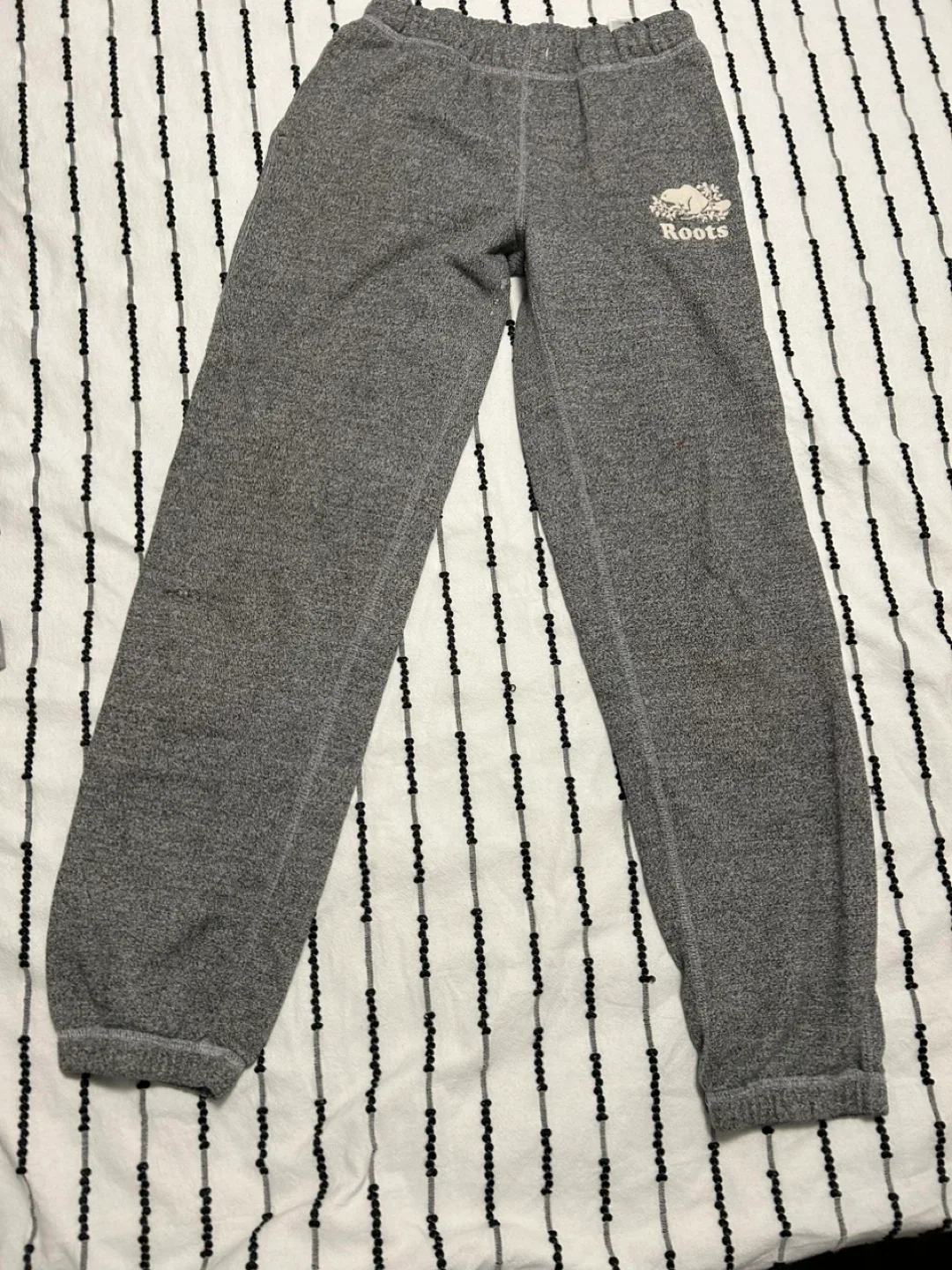 Roots Kids Grey Sweatpants - Size 14 thumbnail