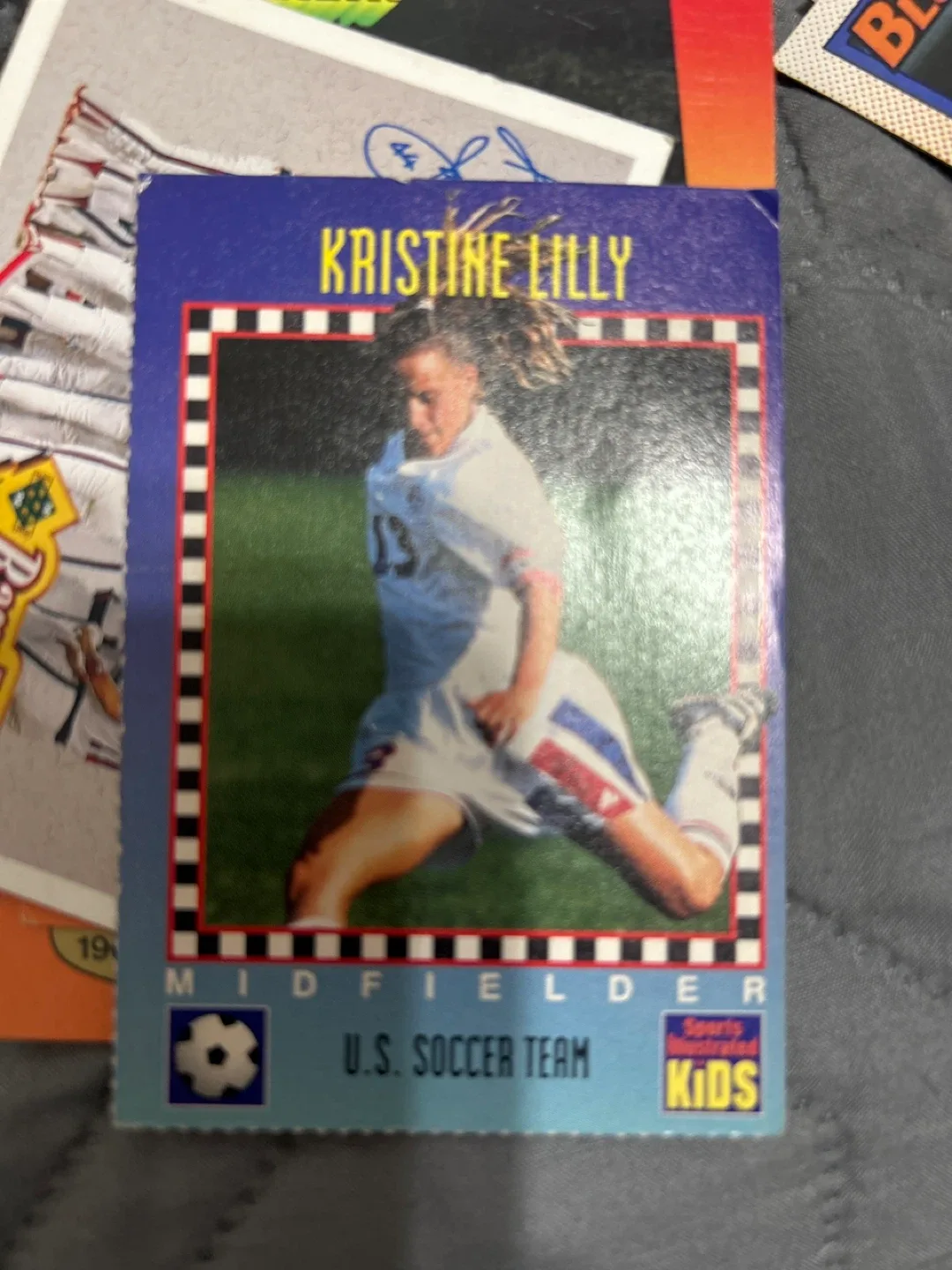 Kristine Lilly US Soccer Team Trading Card thumbnail