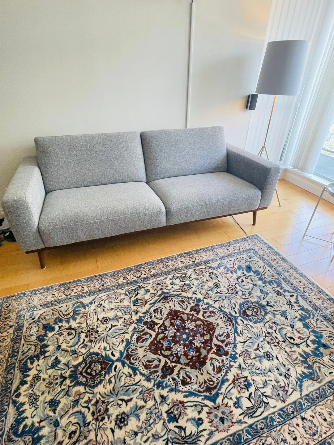 Grey Fabric Sofa - photo 2