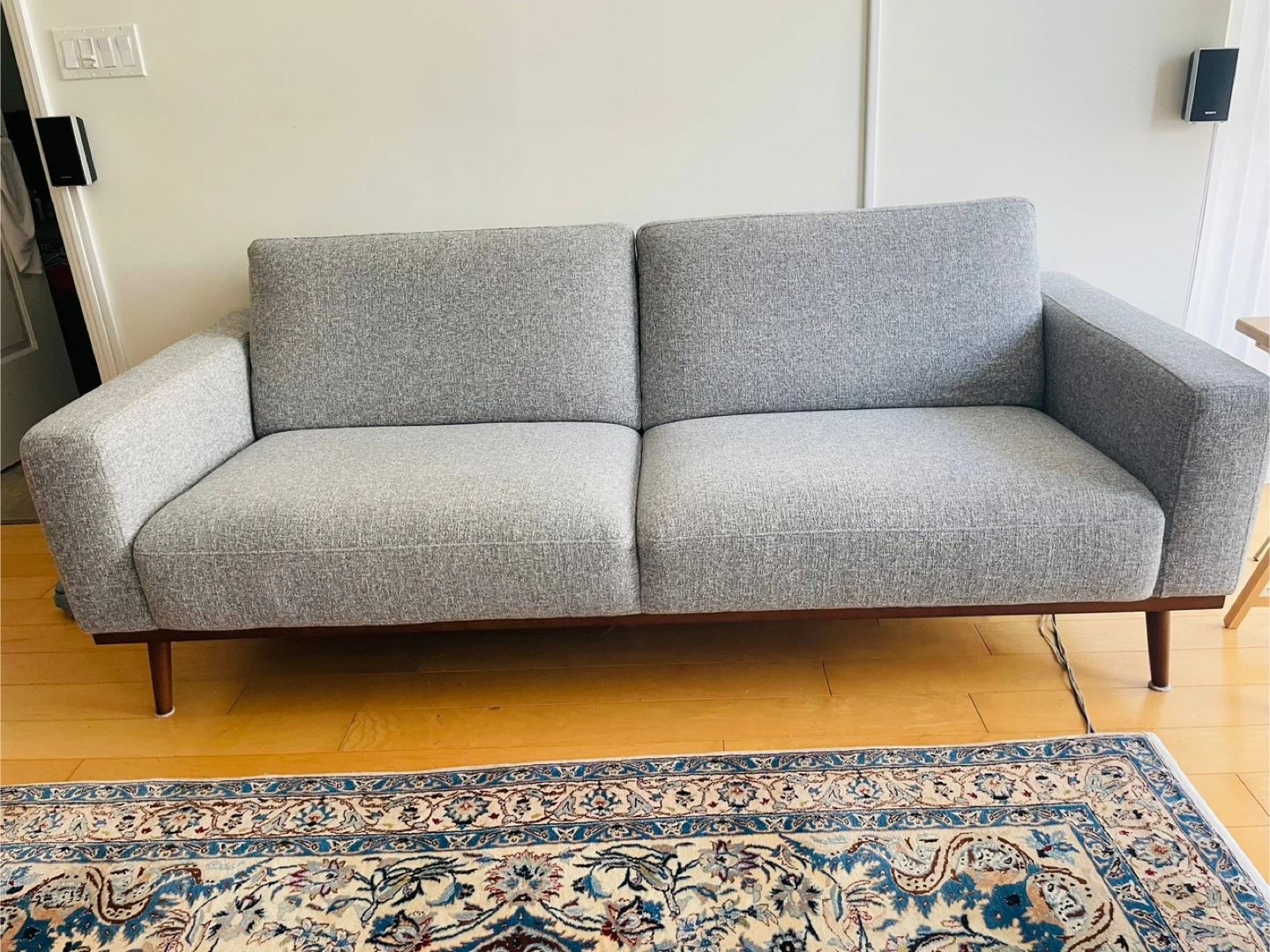 Grey Fabric Sofa - photo 3