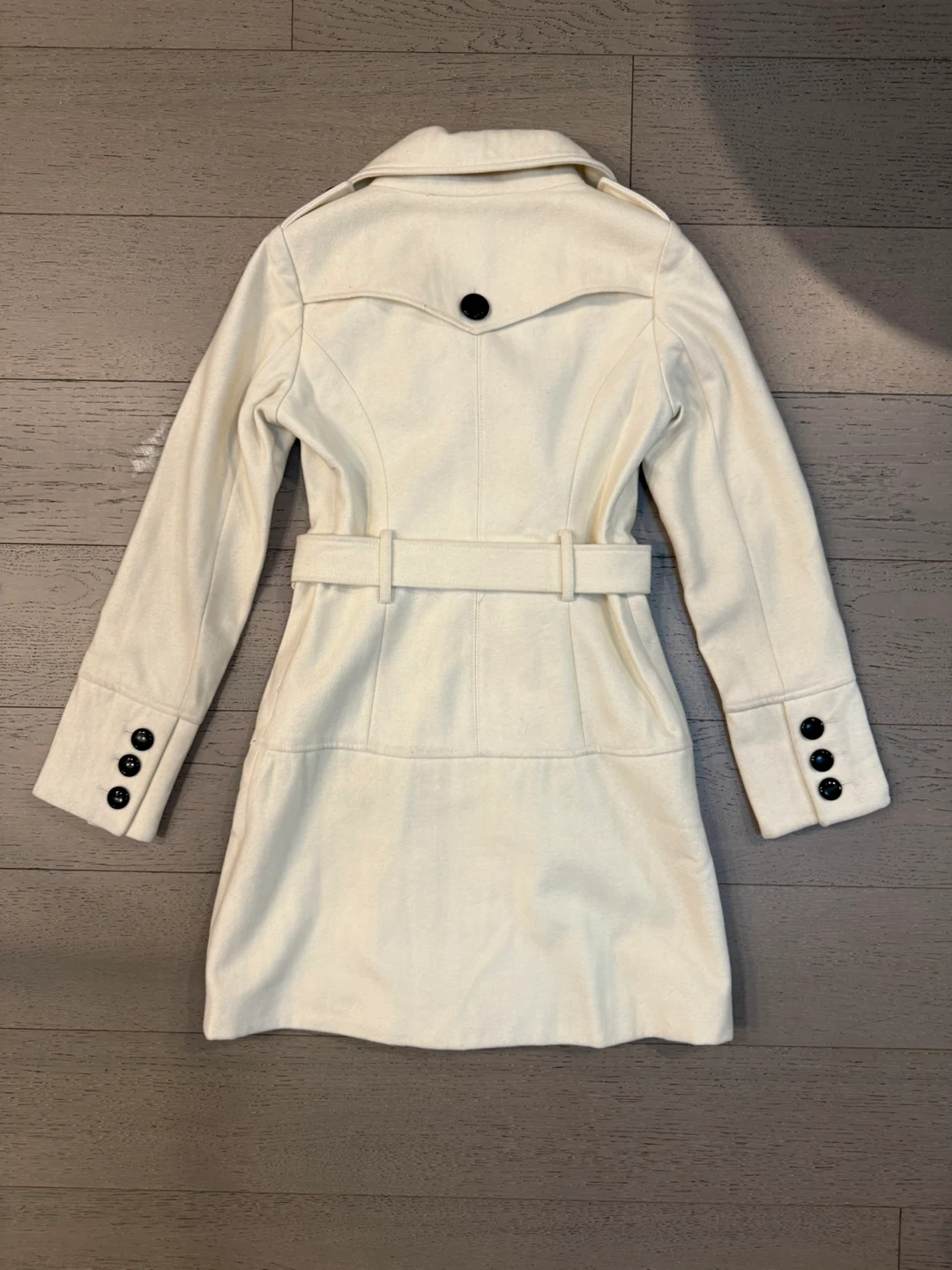 Guess White Wool Blend Coat - Size XS - photo 2