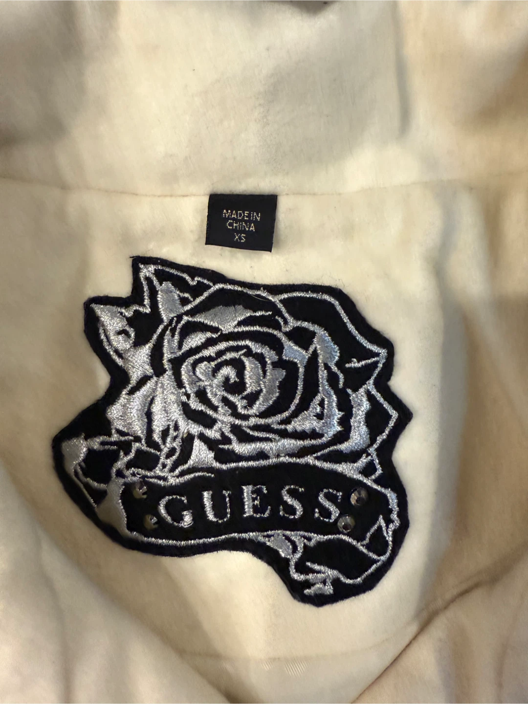 Guess White Wool Blend Coat - Size XS - photo 3
