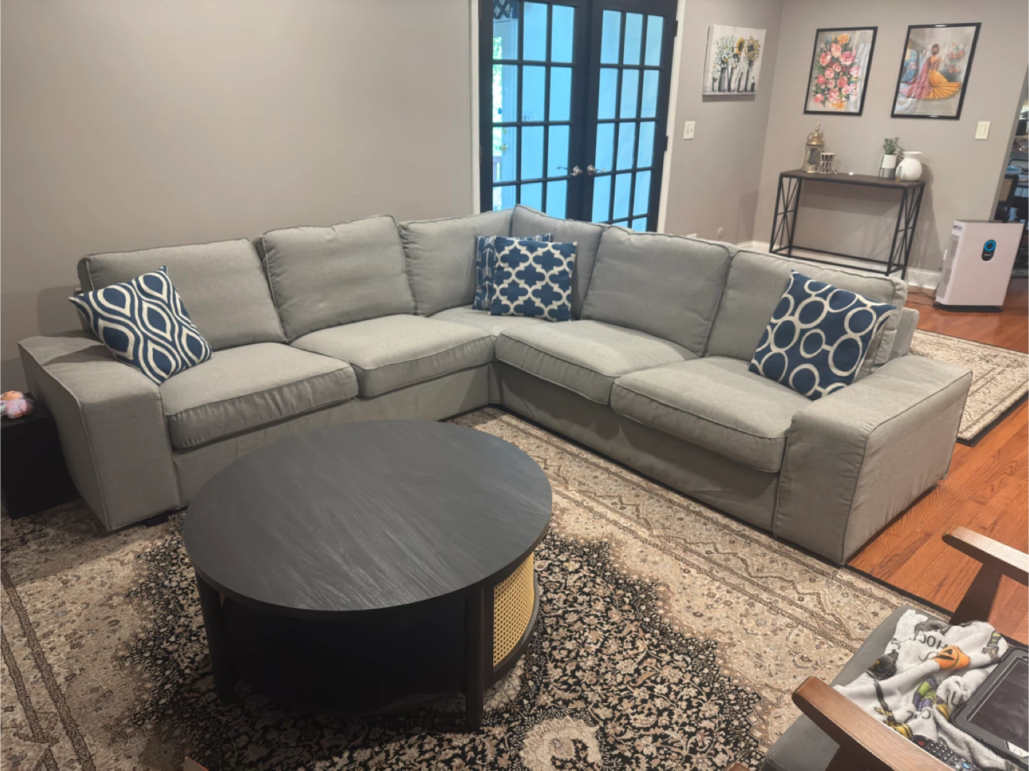 Ikea Gray Sectional Sofa - photo 4