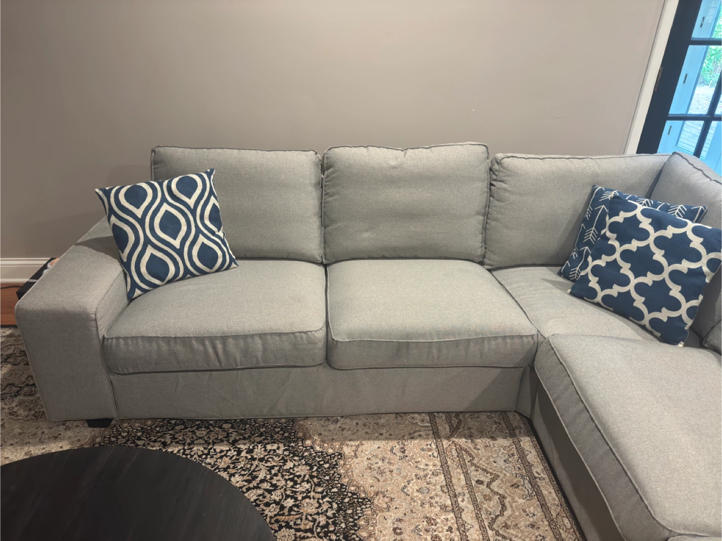 Ikea Gray Sectional Sofa - photo 3