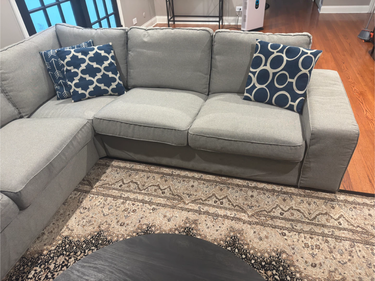 Ikea Gray Sectional Sofa - photo 2