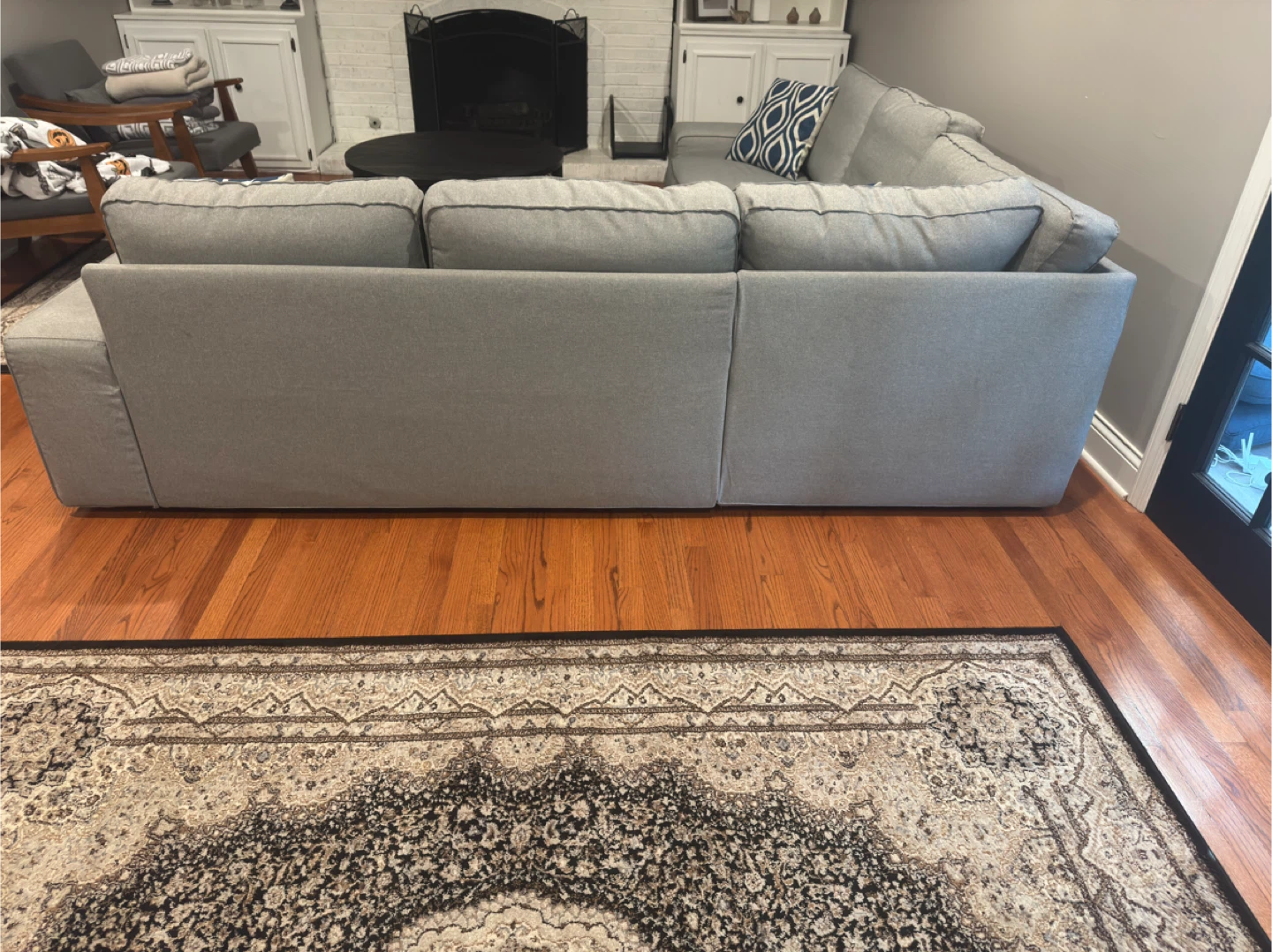 Ikea Gray Sectional Sofa