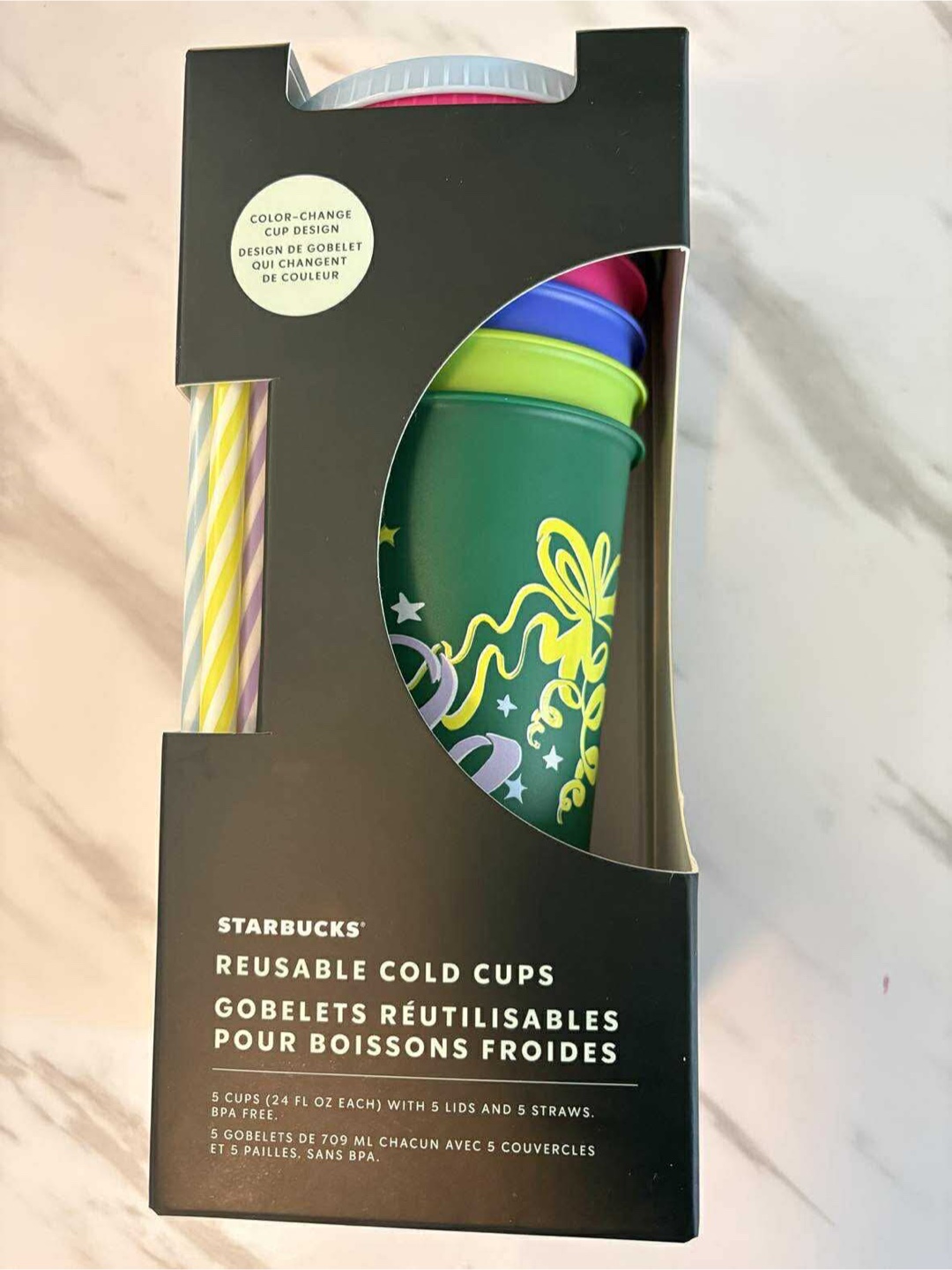 Starbucks Reusable Cold Cups (5 pack)