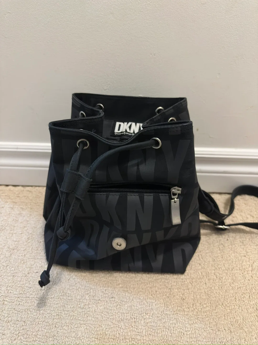 DKNY Black Backpack image indicator(2)