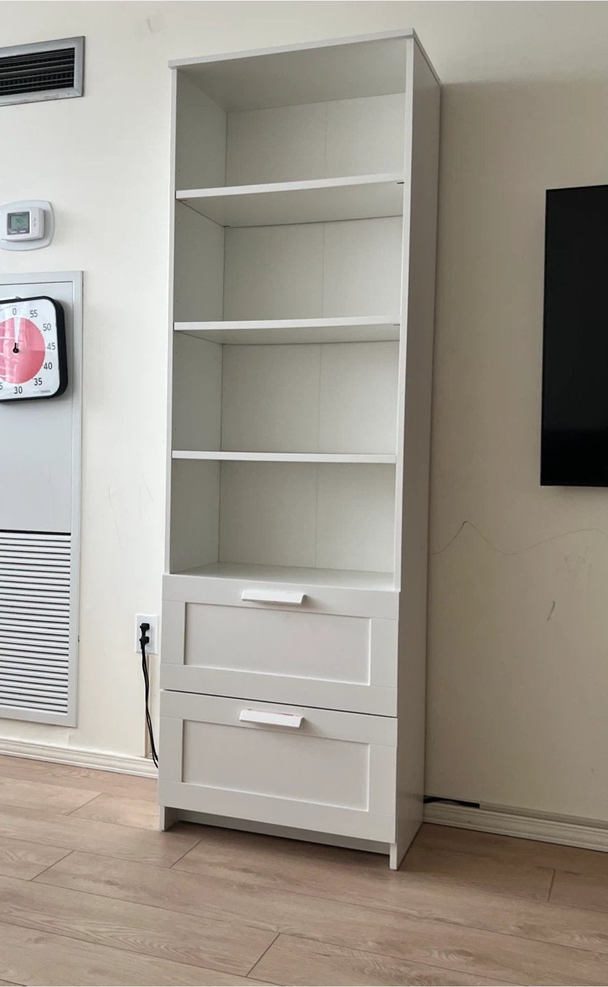 IKEA Billy Bookcase with Drawers - White