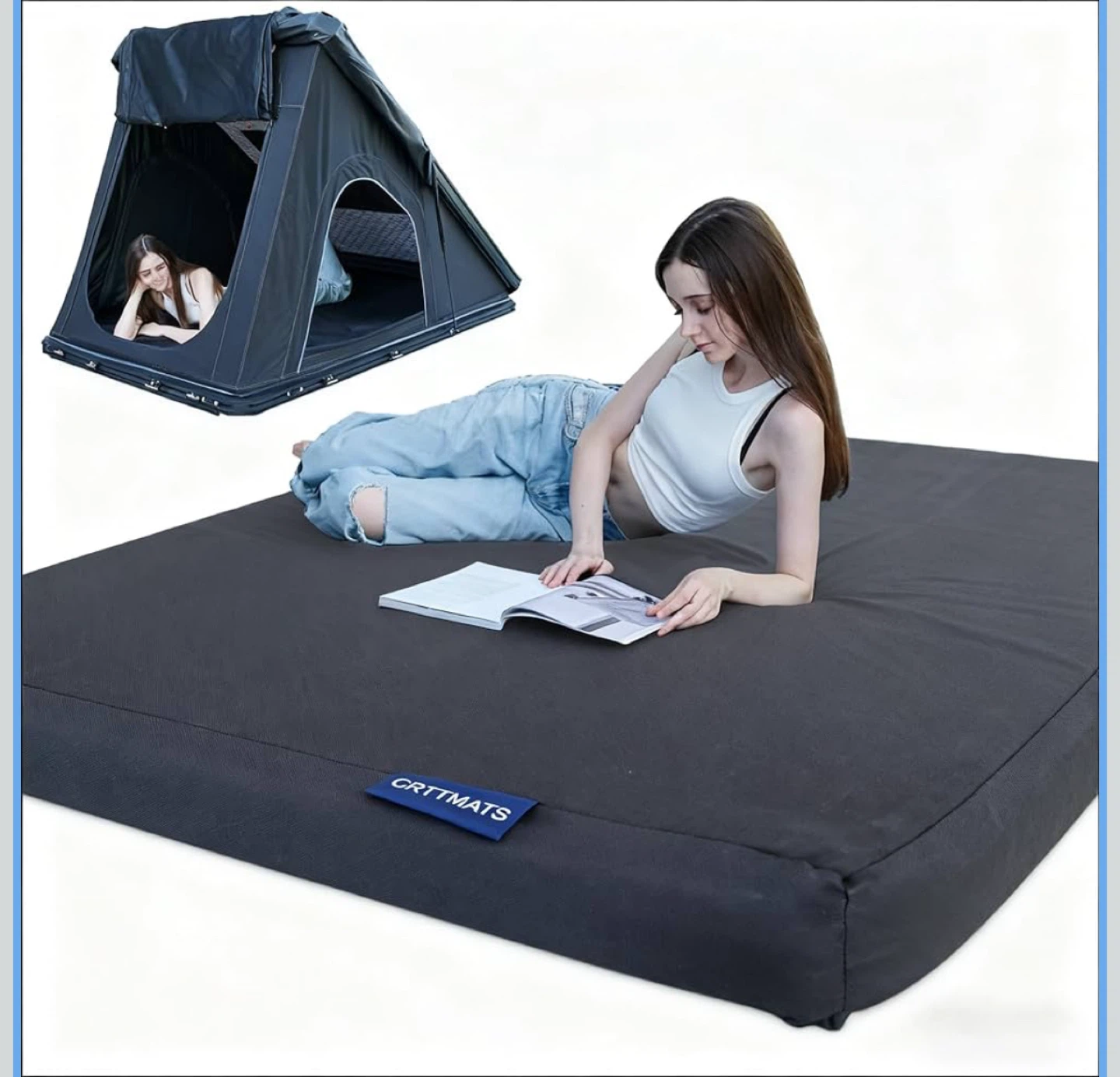 Rooftop Tent Mattress - Gray