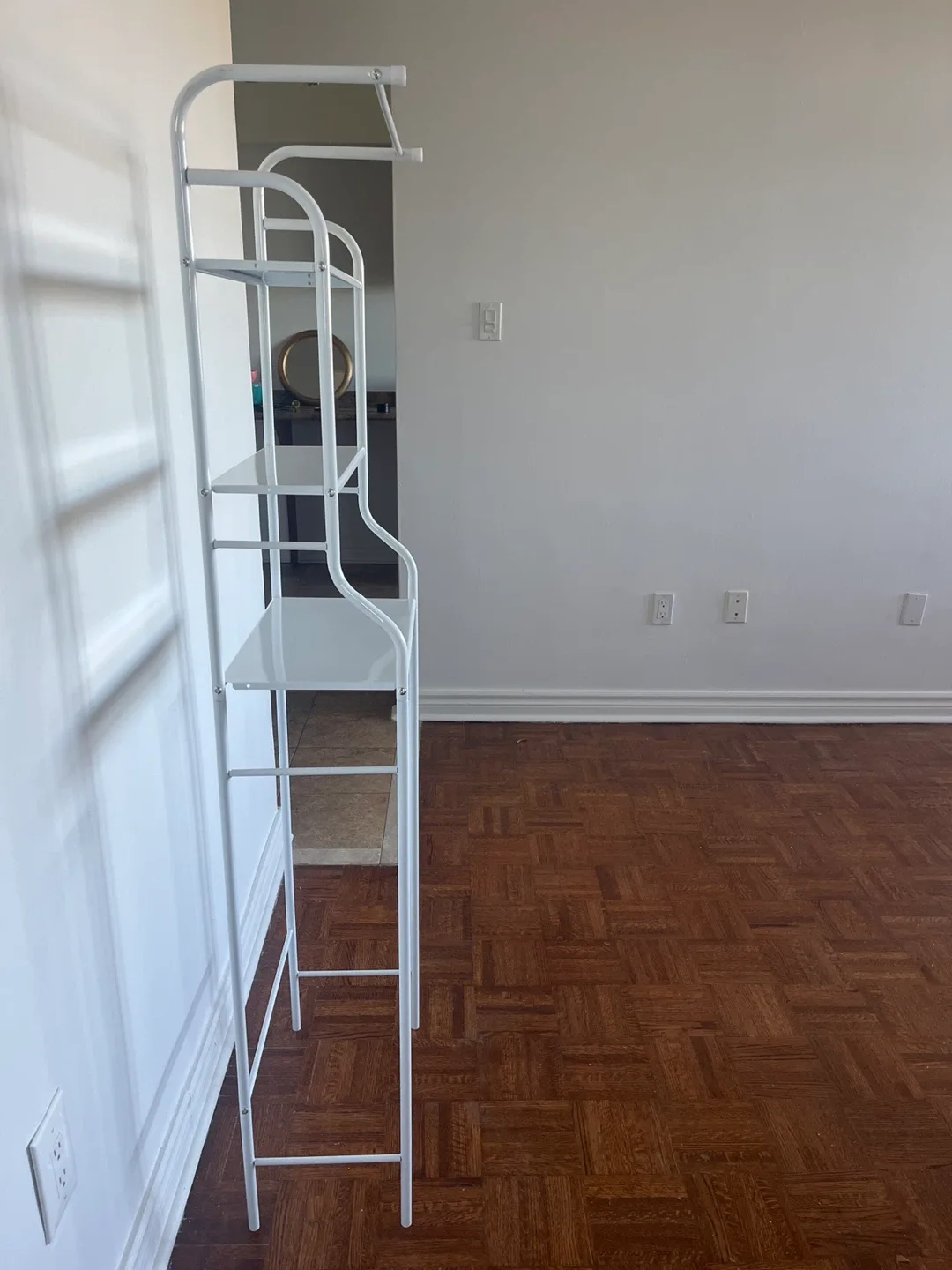 White Over-the-Toilet Storage Shelf image indicator(3)