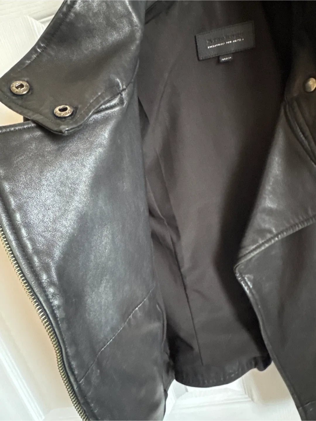Mackage Leather Moto Jacket XS image indicator(2)