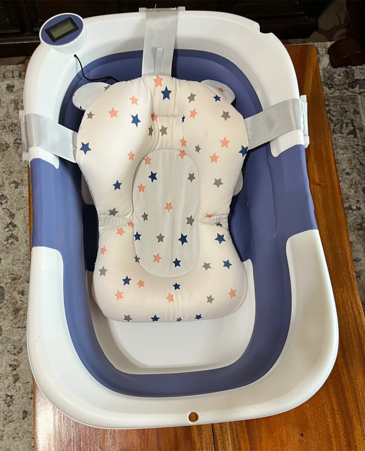 Foldable Baby Bathtub with Pad